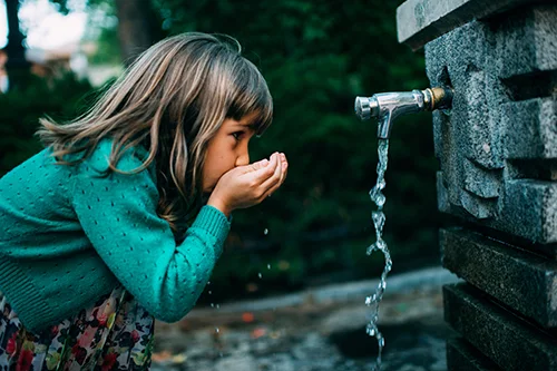 The Radon Guys - Child Drinking Water